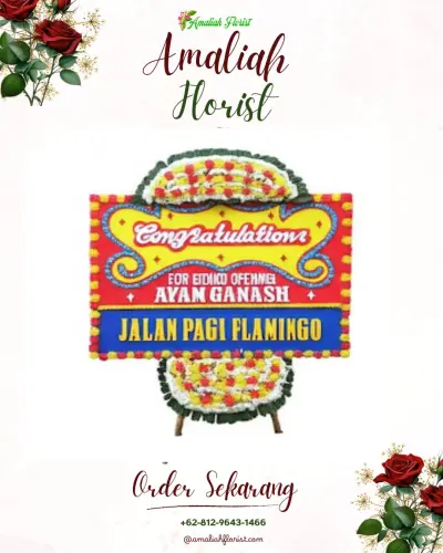 Bunga Papan Congratulation di Tului